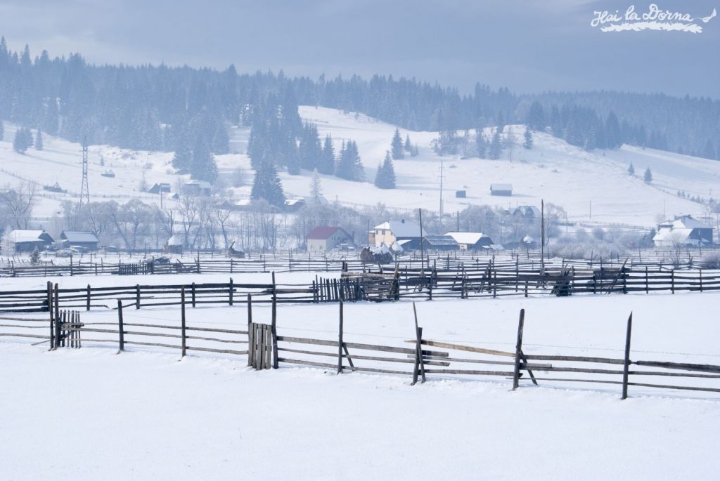 Winter landscapes from Cosna, Suceava, Romania