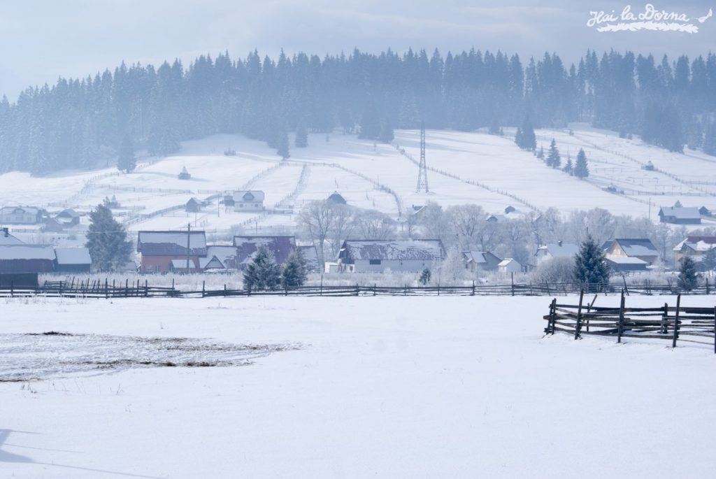 Winter landscapes from Cosna, Suceava, Romania