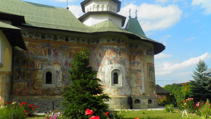 Mănăstirea Râșca - Pictura