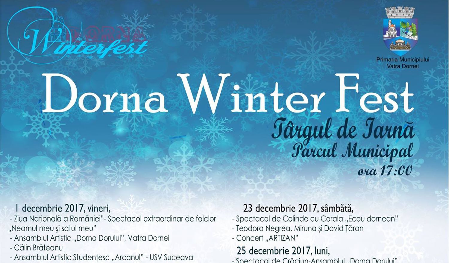 Dorna Winter Fest 2017: programul complet, activități, evenimente pentru turiști și recomandări